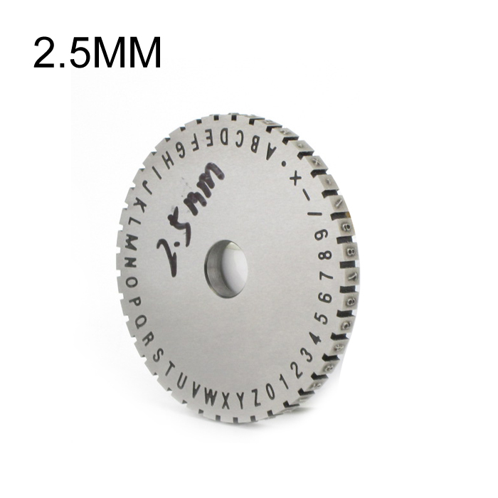 Letter Wheel For Semi-automatic Deboss Stamping Machine Dog Tag Metal Embosser