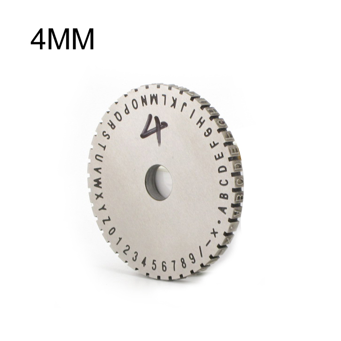 Letter Wheel For Semi-automatic Deboss Stamping Machine Dog Tag Metal Embosser