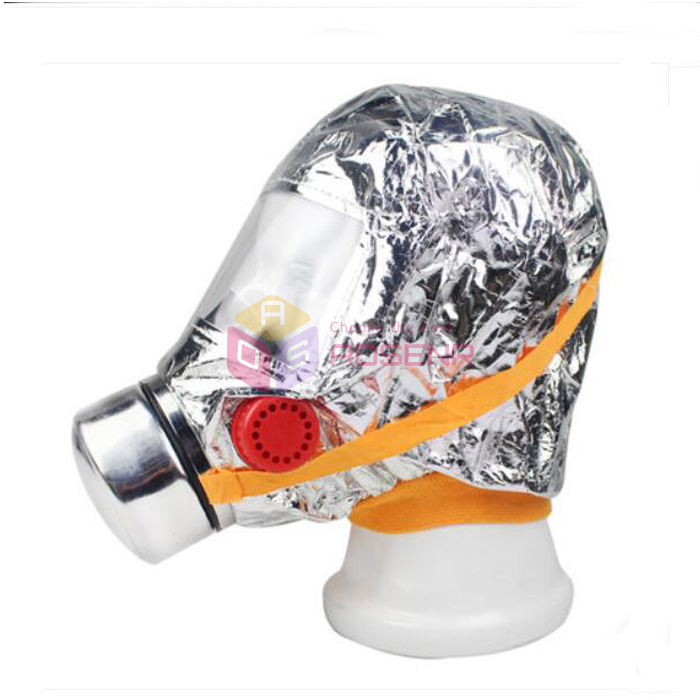 Emergency Escape Hood Oxygen Mask Respirator Fire Smoke Toxic Filter