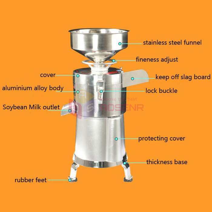 Commercial Stainless Steel Slag Separated Soybean Milk Machine Soymilk  Maker